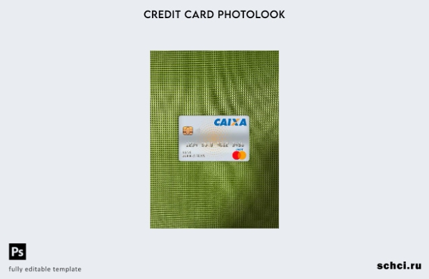 цифровая загрузка Бразилия Caixa Bank Master дебетовая карта фотоизображение пер